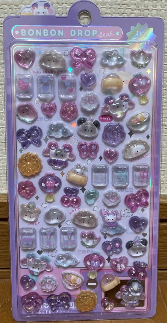 ボンボンドロップシール はちみつ　ゆにこん　にーはお　しまえな　正規品
