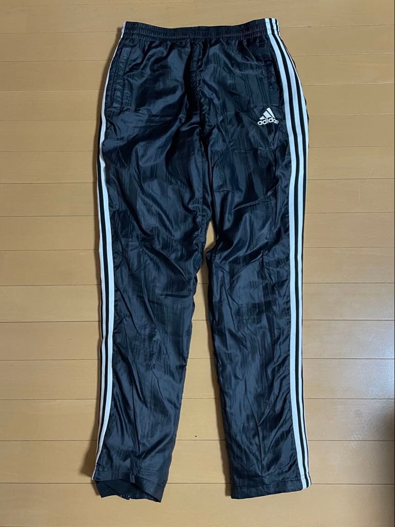 アディダス adidas ウインドブレーカー ウォーマー 上下セットアップ 黒