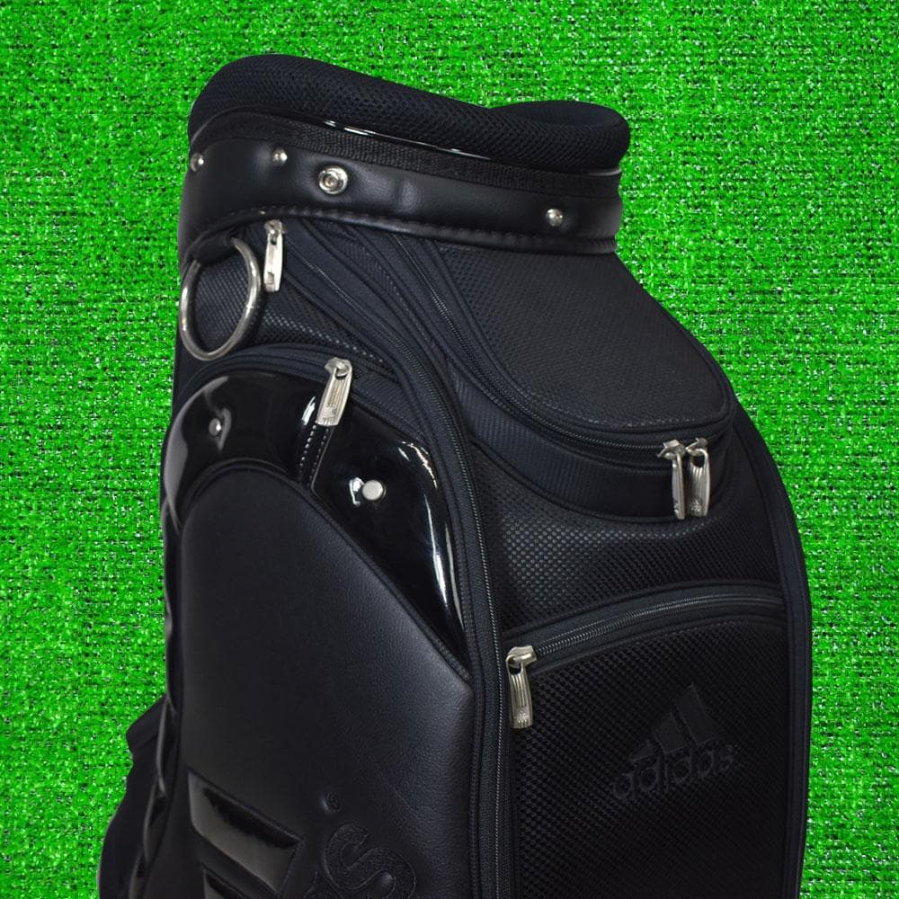 adidas アディダス ゴルフ キャディバッグ【ブラック】中古！