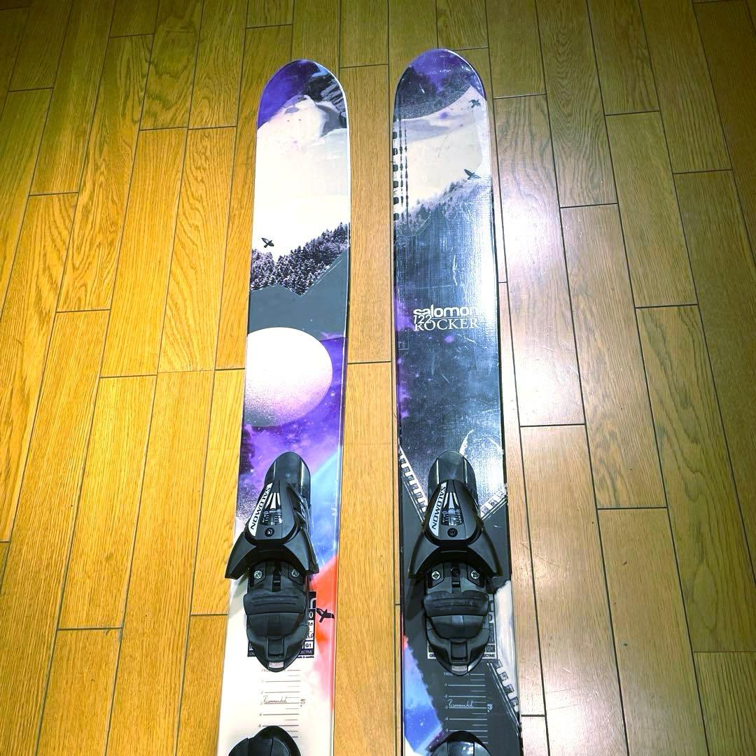 【値下げ】salomonサロモンROCKER2 122 金具セット　パウダー