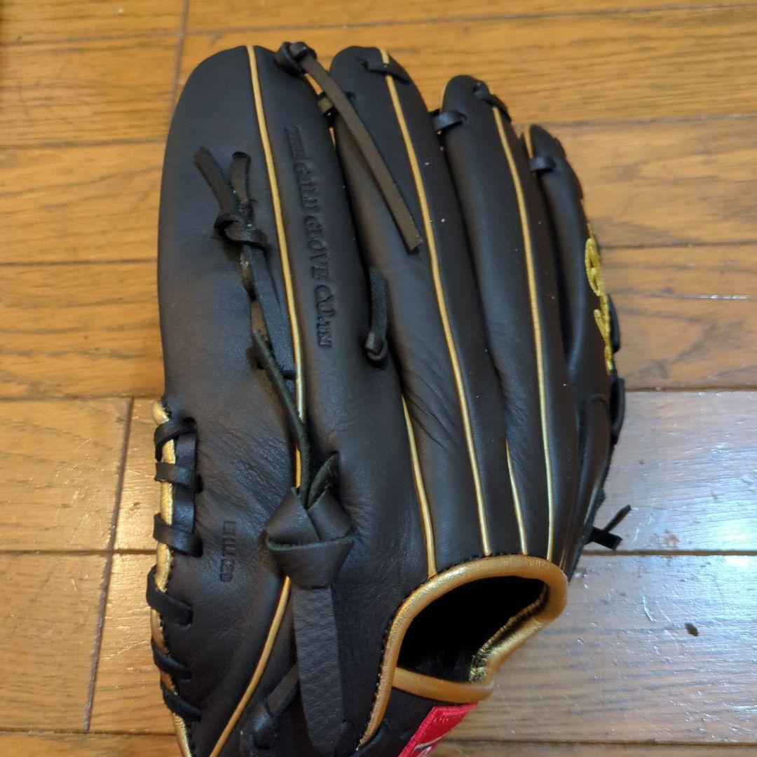 Rawlings 軟式グローブ ブラック/ゴールド　一般用　グローブ