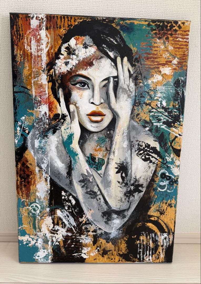 現代アート 女性の肖像画