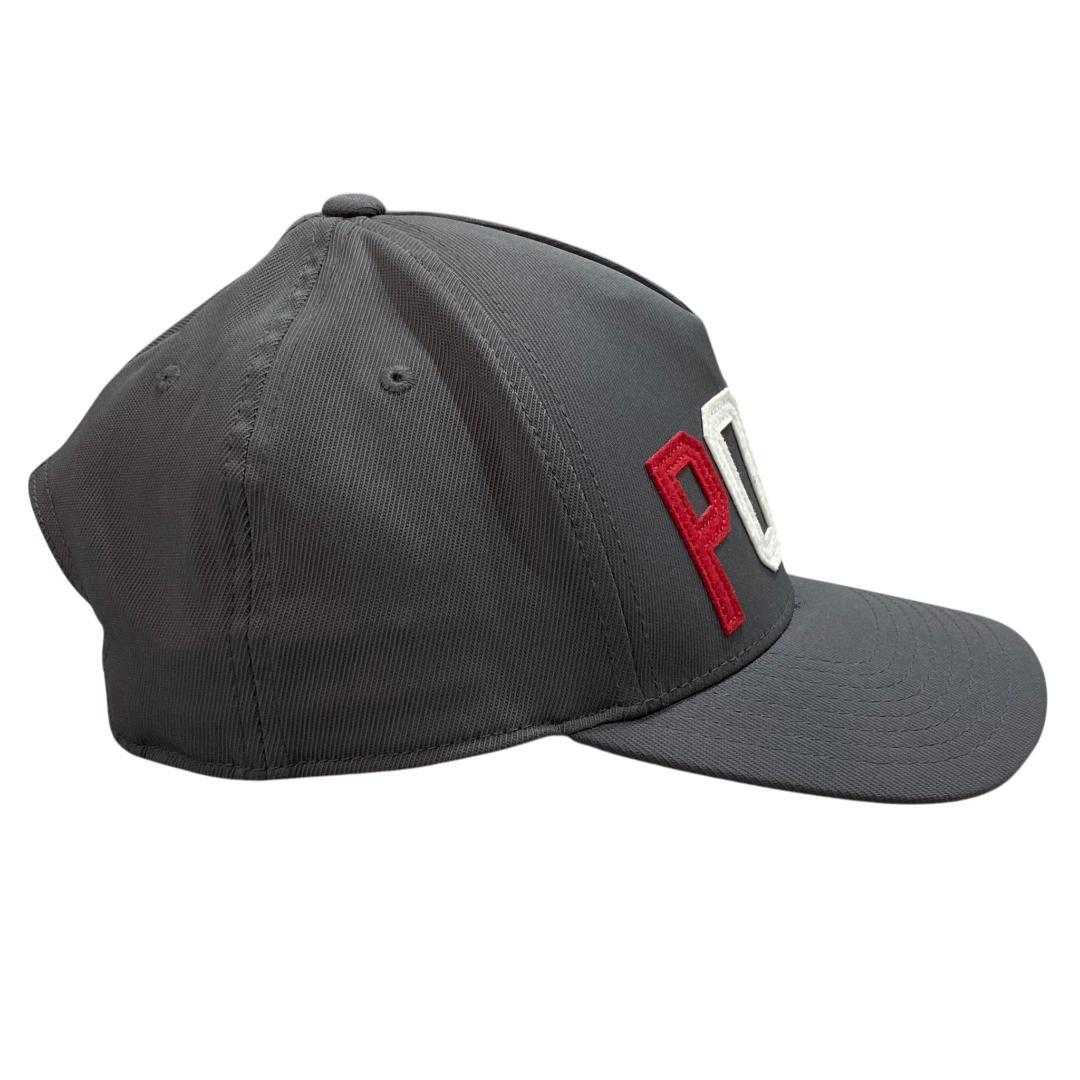 G/FORE ジーフォア フラットバイザー キャップ グレー PОPS