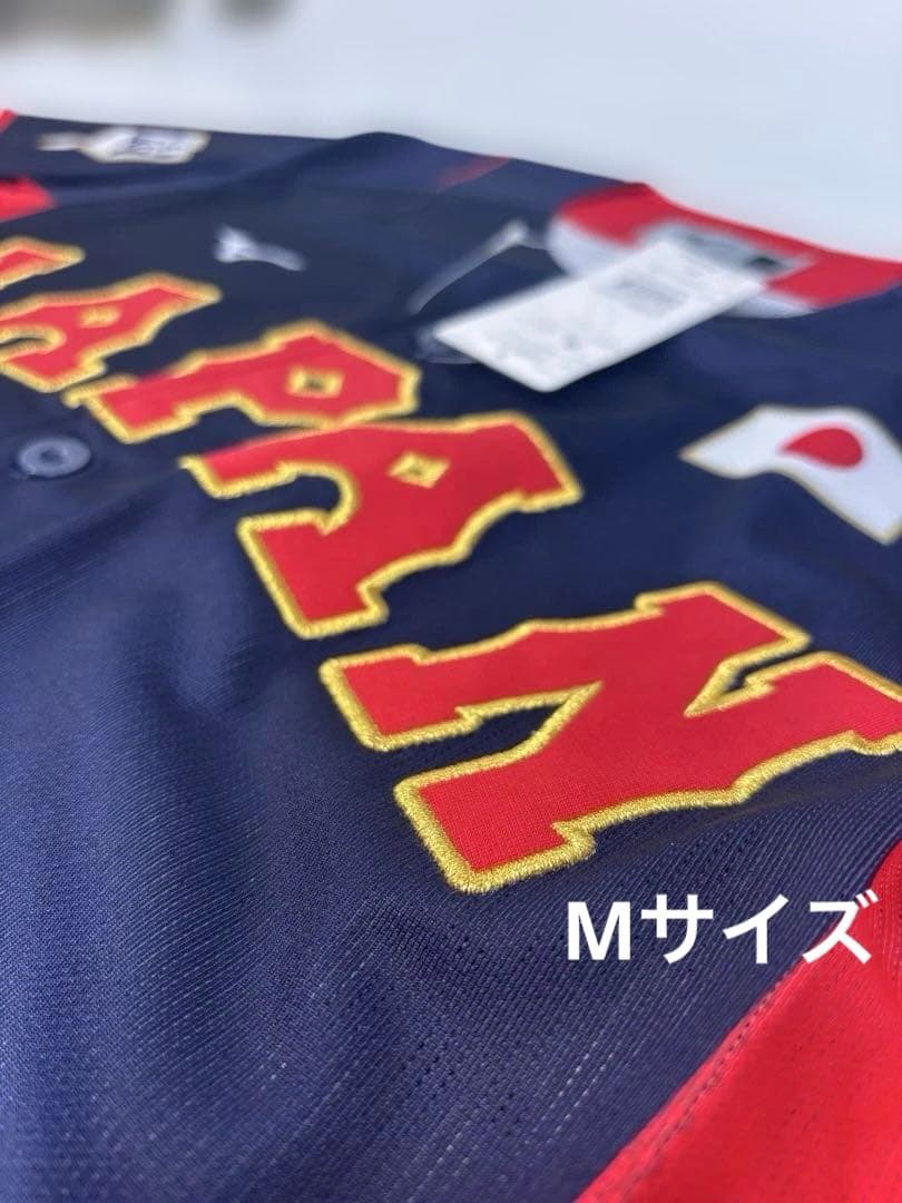 WBC ミズノ社製 刺繍 侍ジャパン ビジターユニフォーム Mサイズ