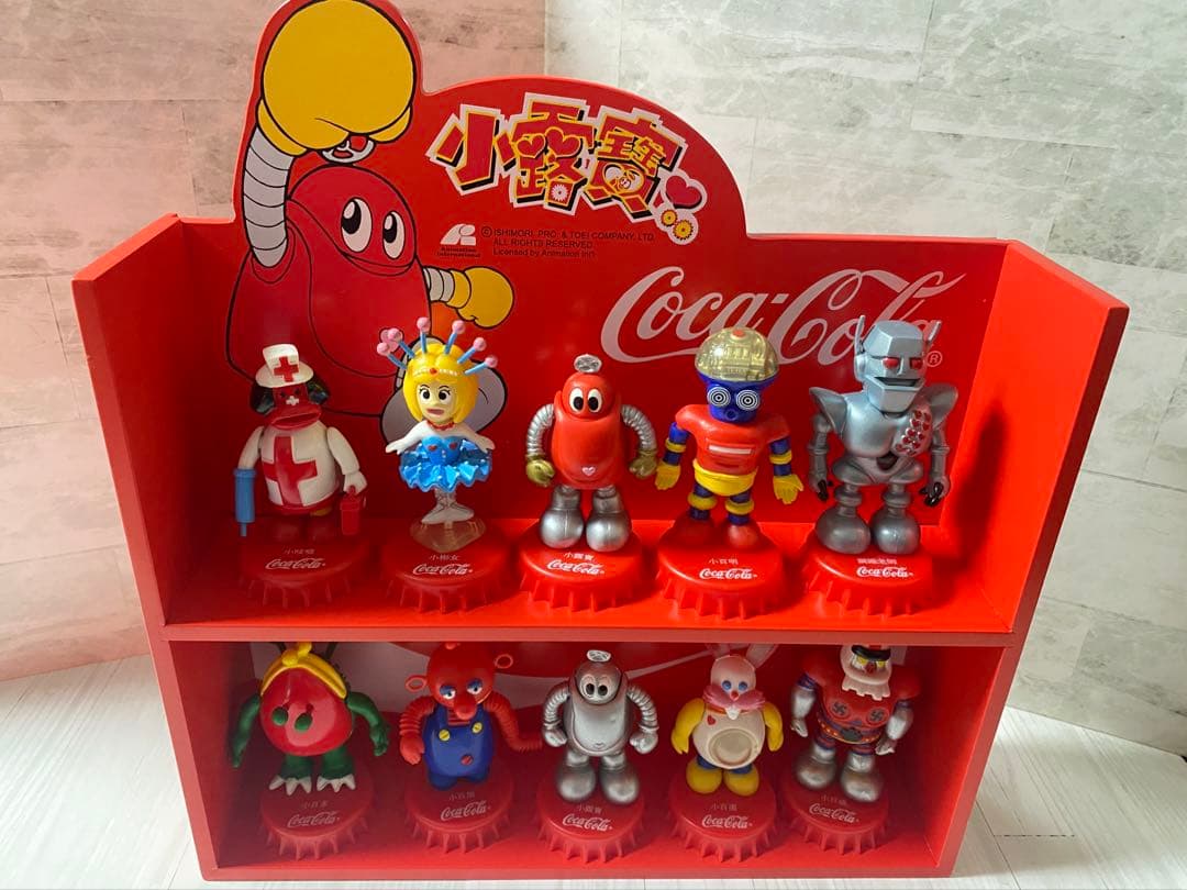 ロボコンボトルキャップフィギュアセット Coca-Cola 香港限定版