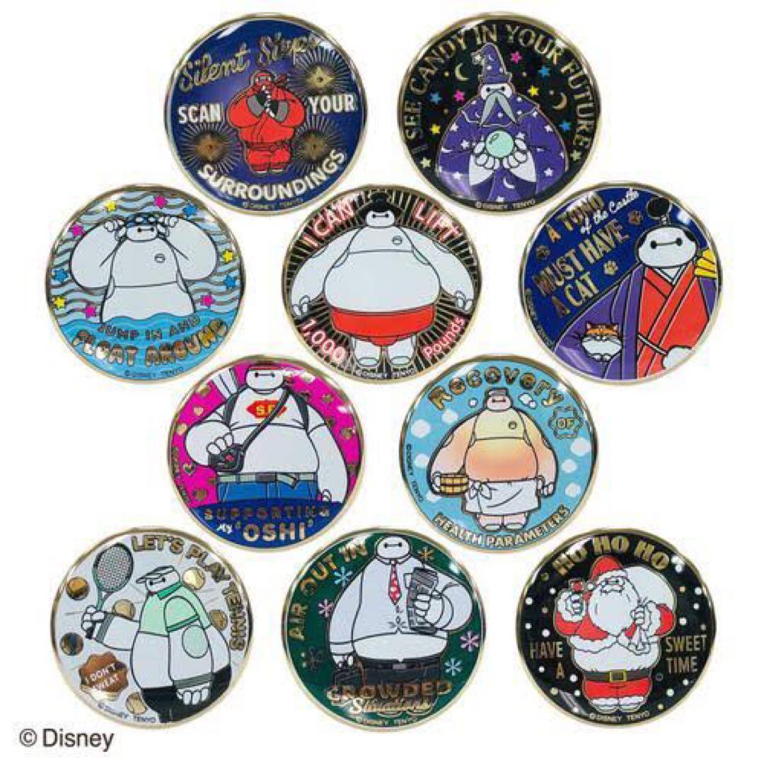 ディズニー　缶バッジ　ベイマックス