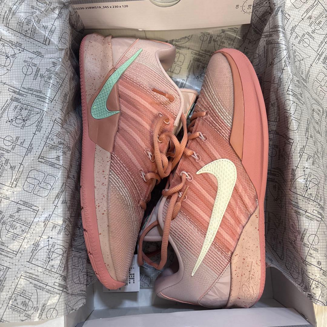 Nike バスケットボールシューズ ピンク/ミントサブリナ3