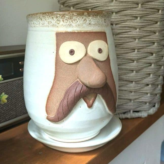 BROWN by 2-tacs POTTERY SERIES 陶器プランター 白