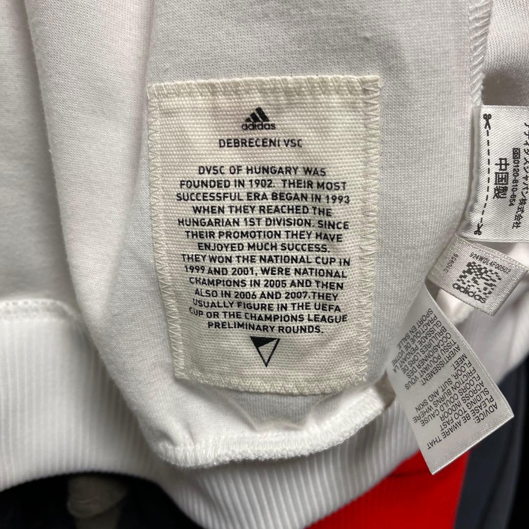 adidas DV SC ジャージ ホワイト/レッド