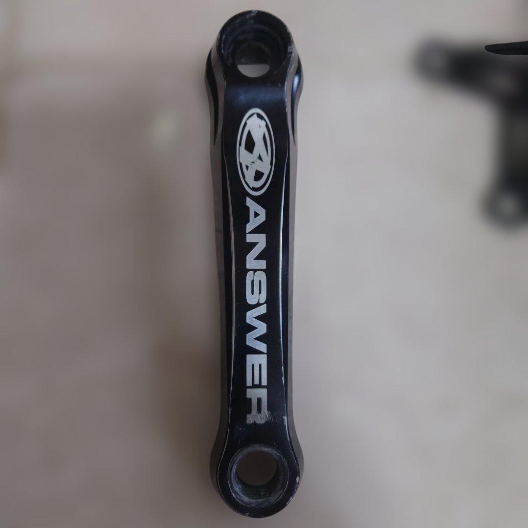 ANSWER クランク&カーボンミニバー&ダガーフォーク 【3点】BMXレース