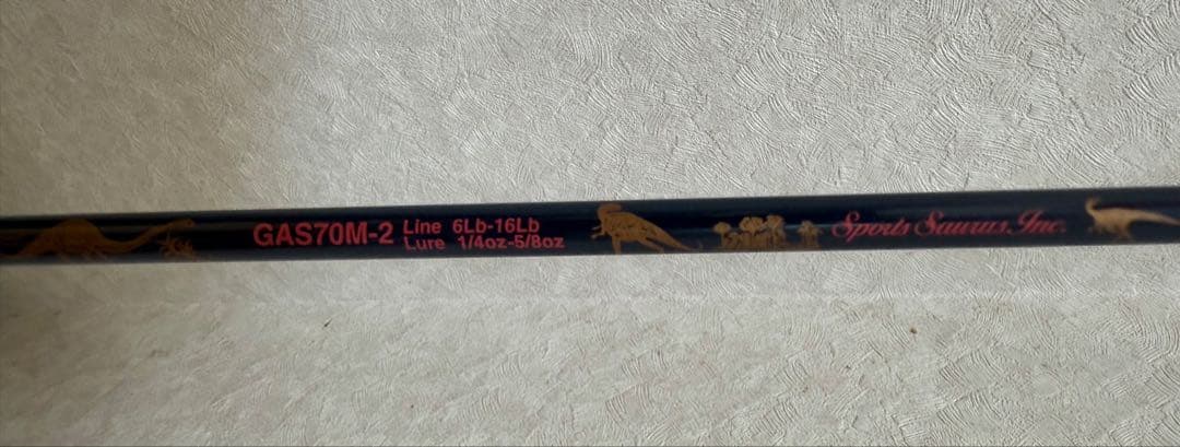 SAURUS GAO GAS70M-2 希少オールドバスロッド