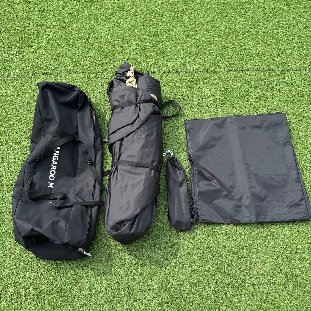 廃盤 DOD KANGAROO TENT M ワンタッチテント　3人用 ベージュ