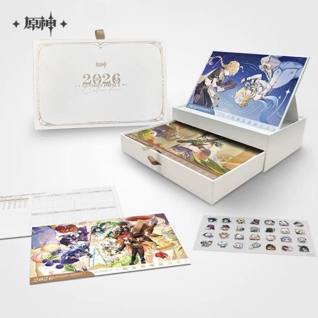 原神　カレンダー　2026年　公式正規品　②