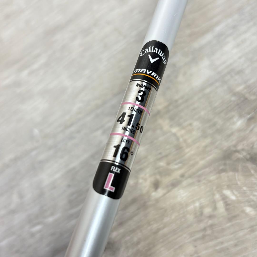 【レディース右】キャロウェイ MAVRIK 3番　MAX LITE19°