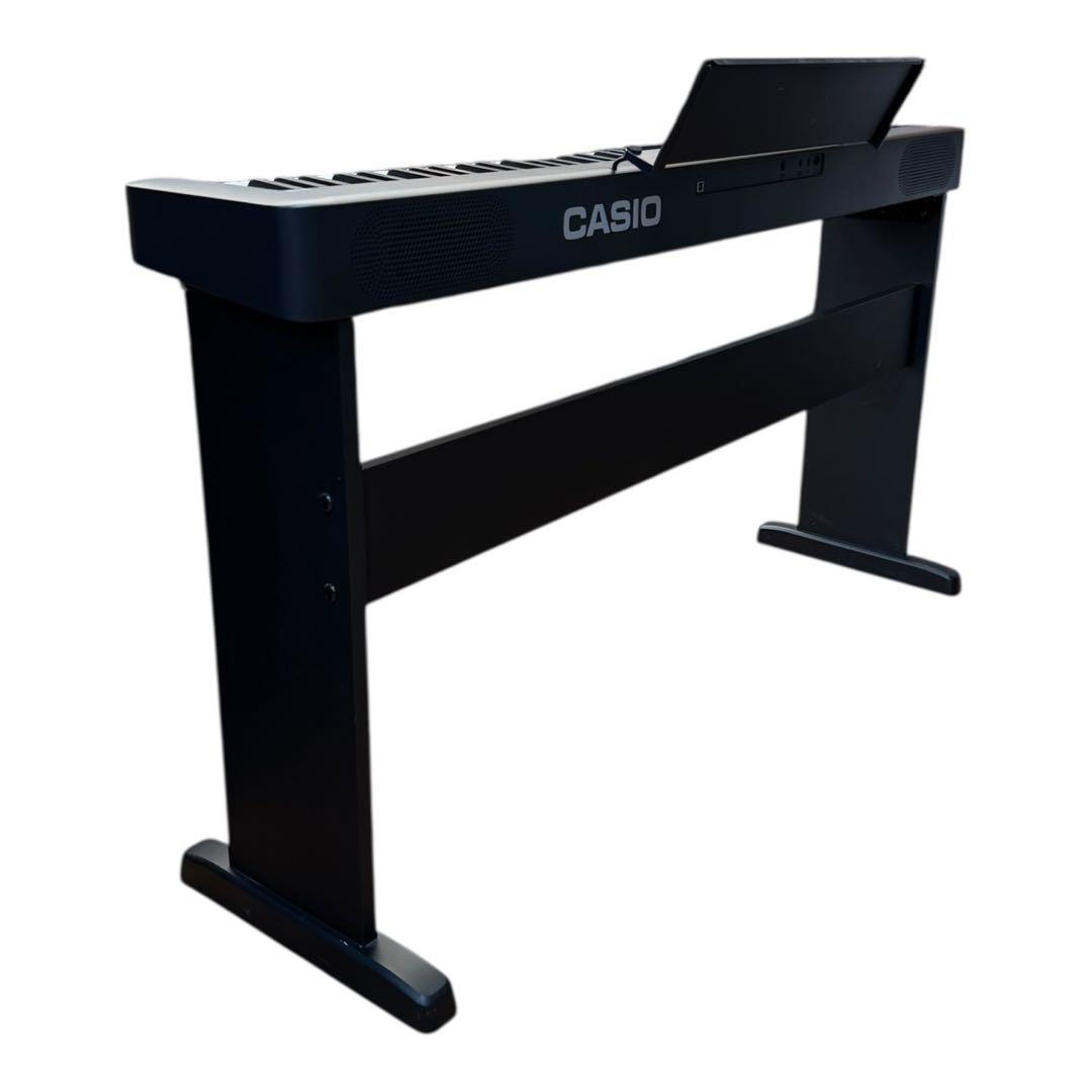 スタンド付き　CASIO カシオ 電子ピアノ 88鍵盤 CDP-S100BK