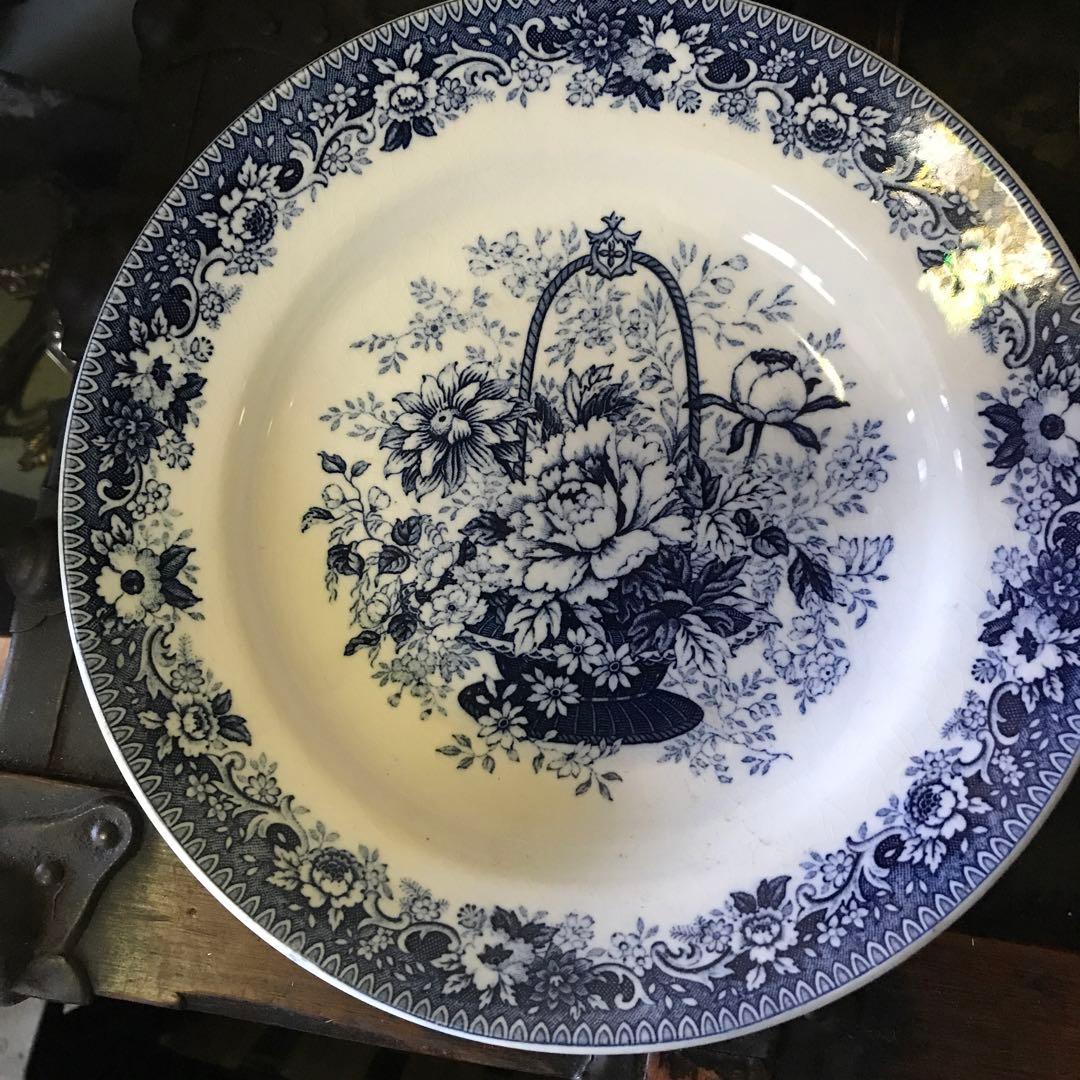 美品　希少　ニッコー　NIKKO　ヴィンテージ　盛り皿　花の絵柄が可愛い　スープ