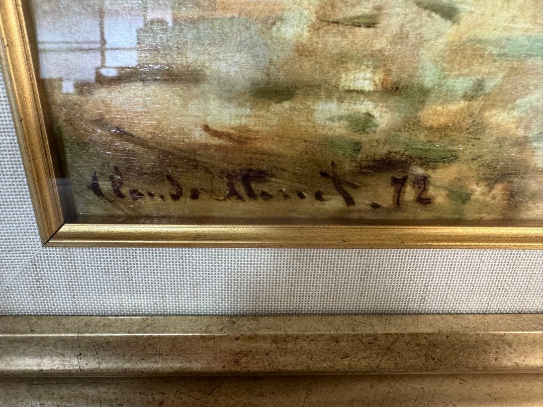 A*様 C. Monet 油彩画 1972年