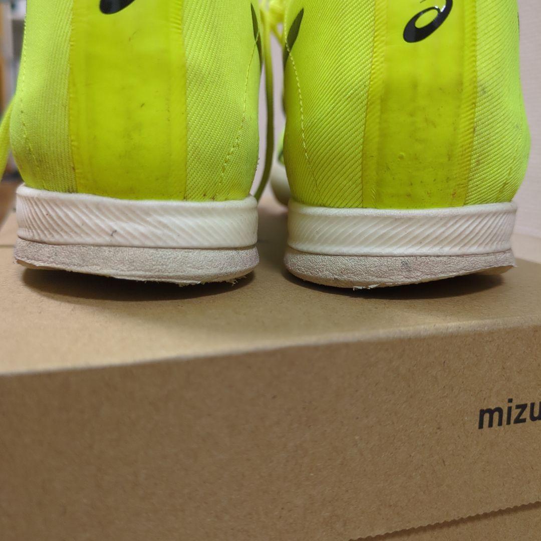 ASICS スパイクシューズ 26.5cm ネオンイエロー