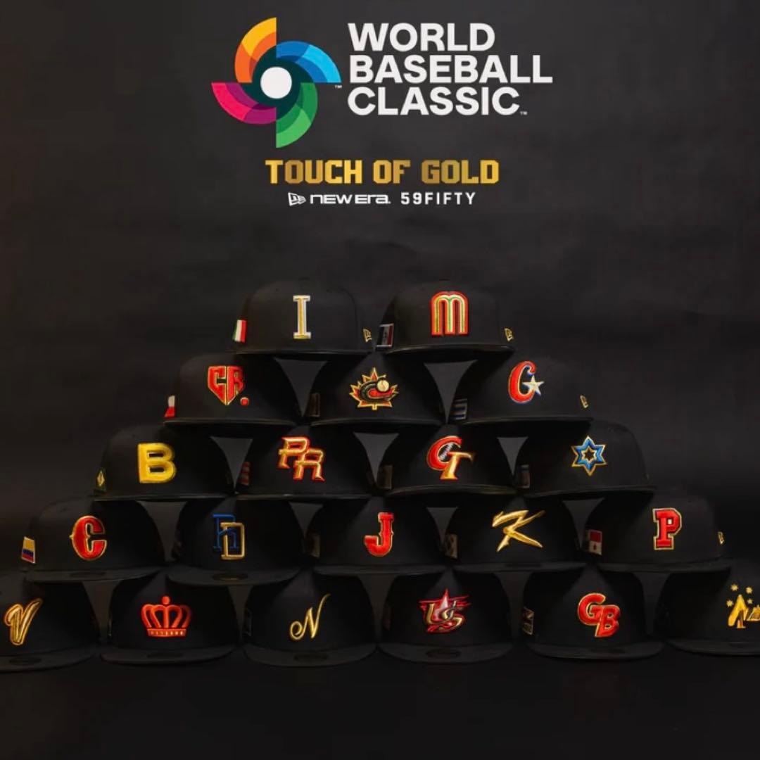 【海外限定】WBC2026ニューエラ 59FIFTY ブラックゴールド7.1/4