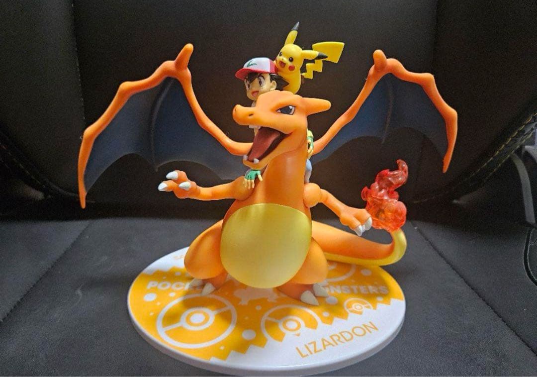 ジェムシリーズ ポケモン サトシ ピカチュウ リザードン フィギュア