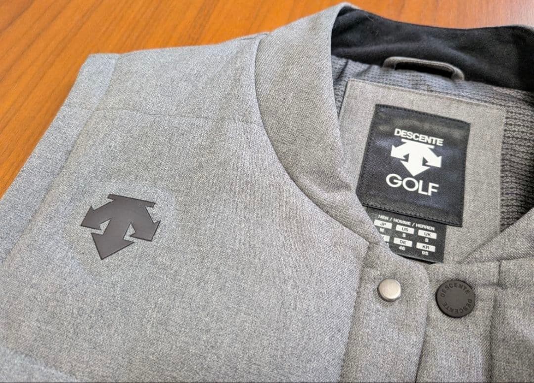 DESCENTE GOLF モバイルサーモベスト グレーMサイズ