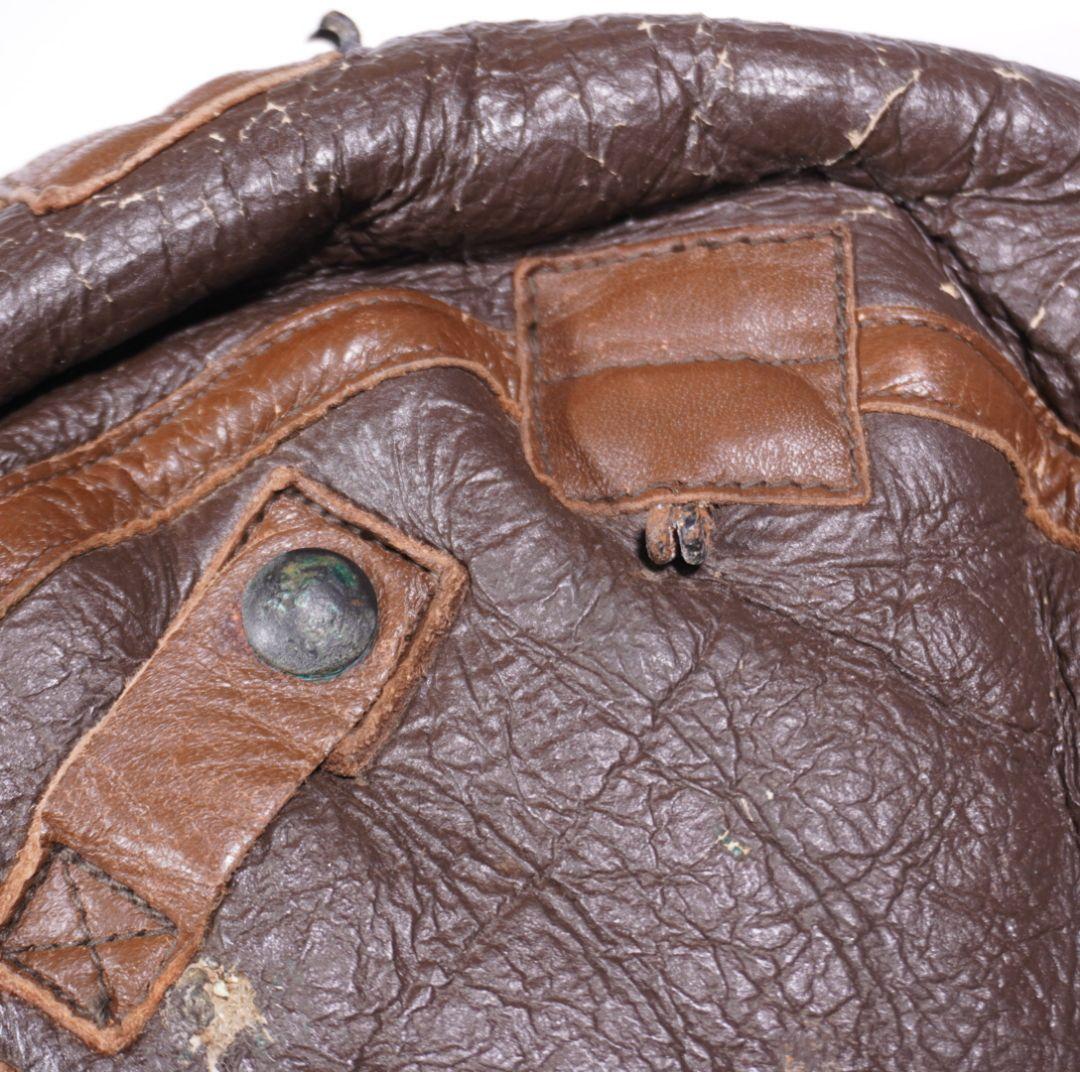 個人装備 WW2 USAAF B-6 WINTER LEATHER FLIGHT CAP