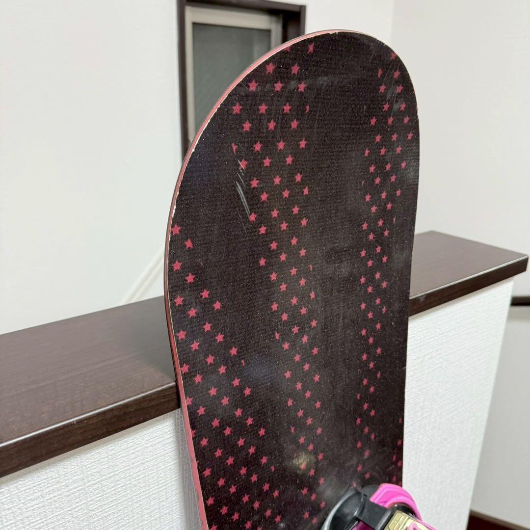 【初心者用】スノーボード ビンディング付き 135cm ジュニア・ガールズ向け