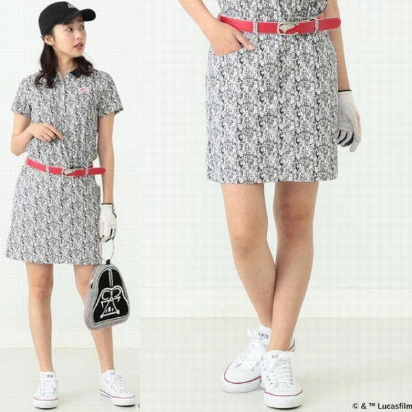 新品 STAR WARS / BEAMS GOLF別注 総柄スカート