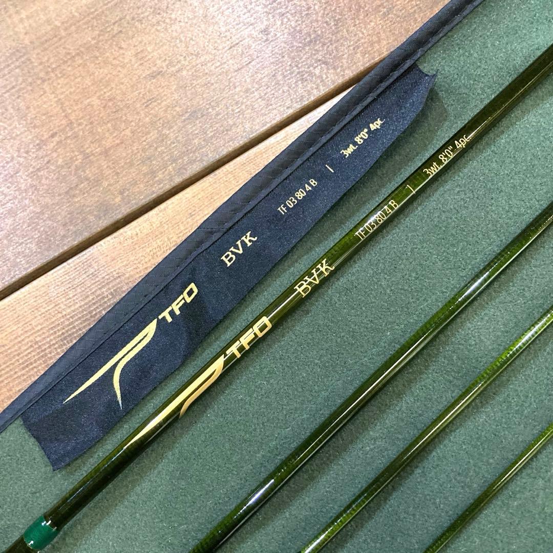 ロッド TFO BVK TF03 80 4B 3wt. 8'0\" 4PC