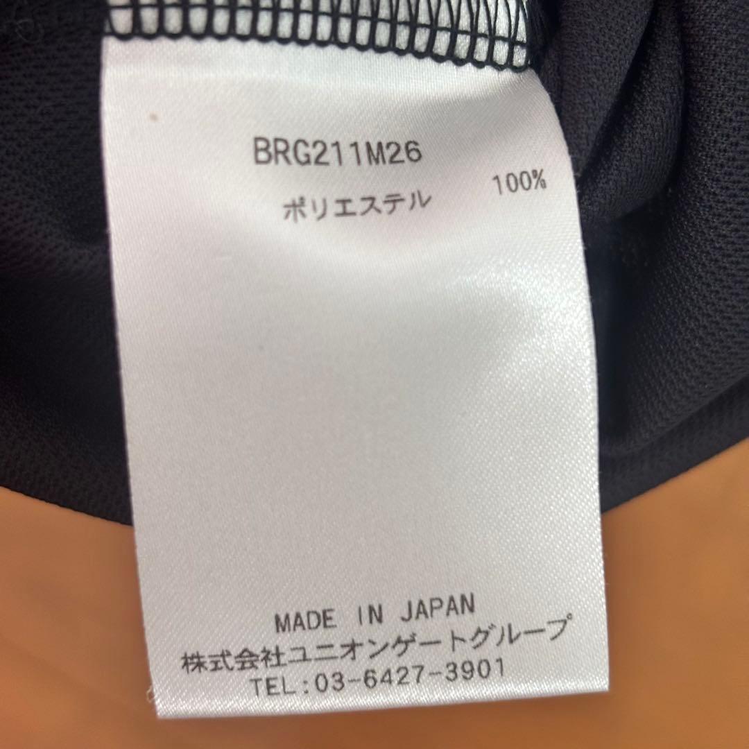 BRIEFING GOLF モックネック　ブラック　メンズM 半袖