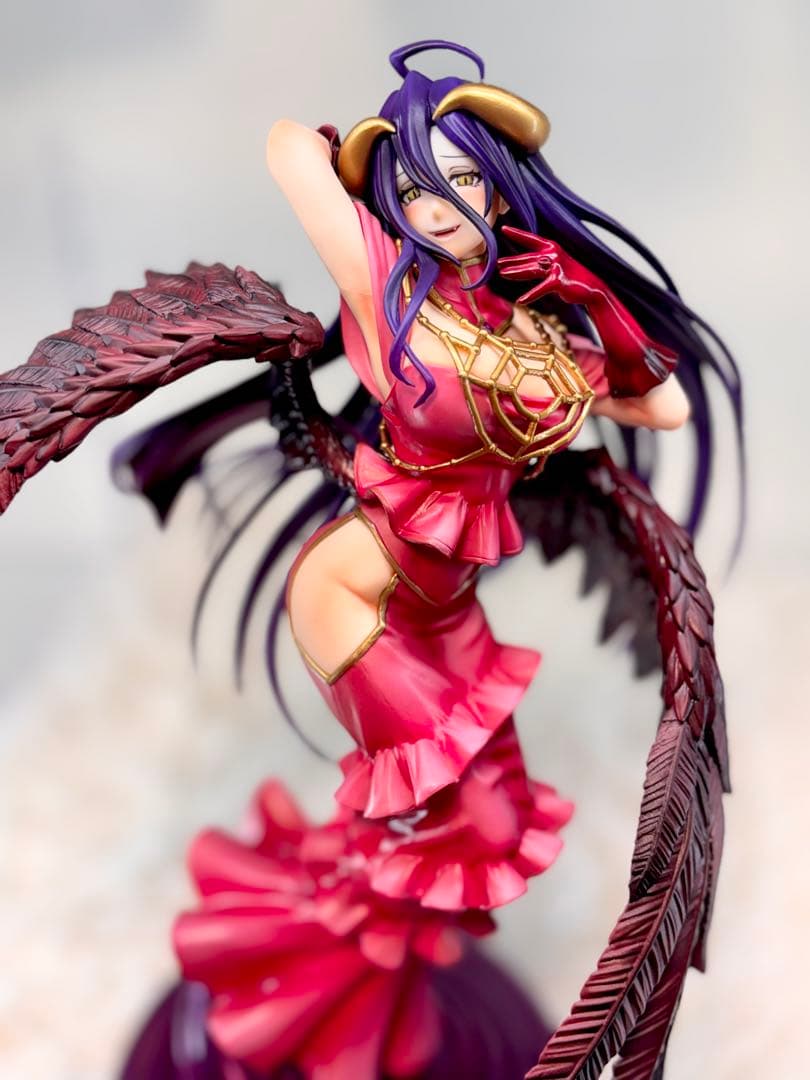 オーバーロード　T-most アルベド フィギュア　リペイント　純白の悪魔ver