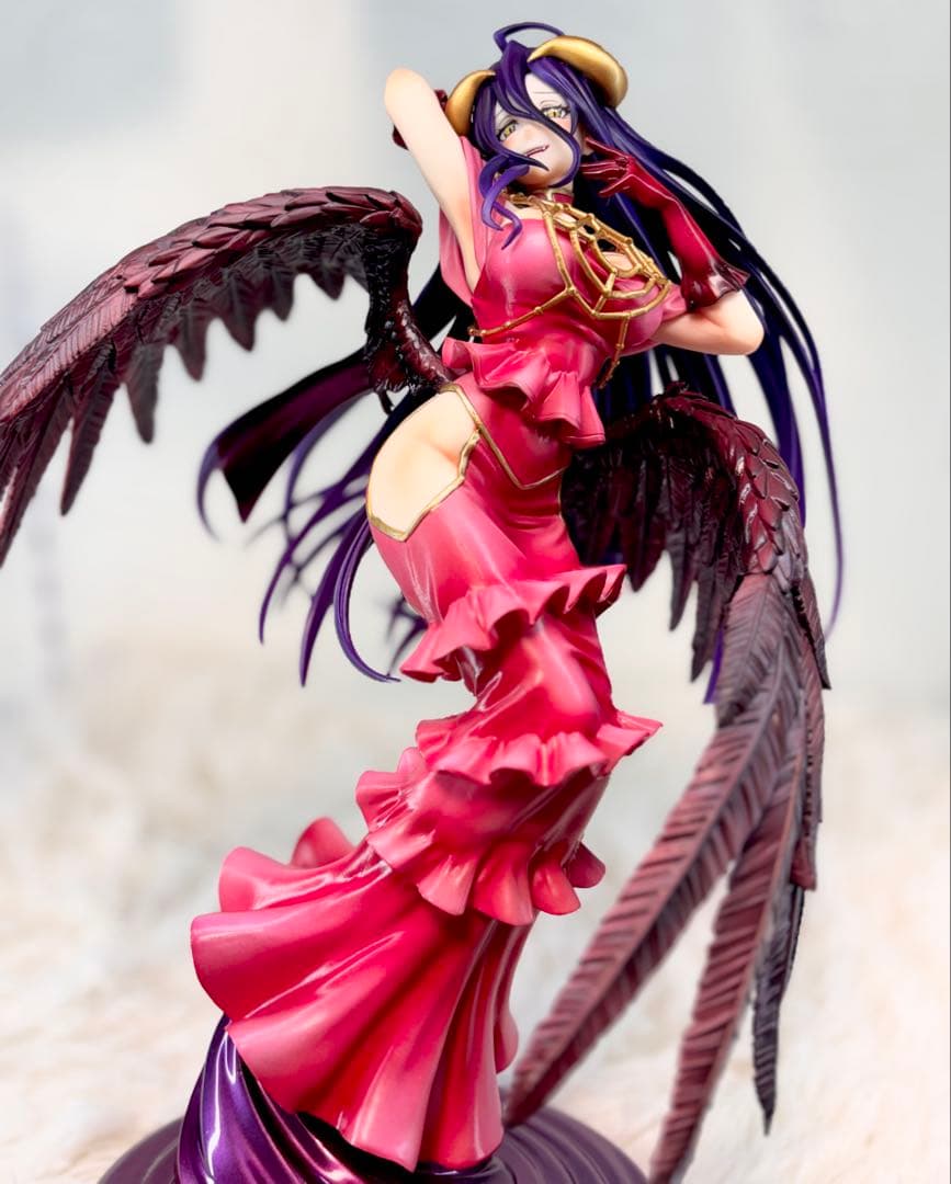 オーバーロード　T-most アルベド フィギュア　リペイント　純白の悪魔ver