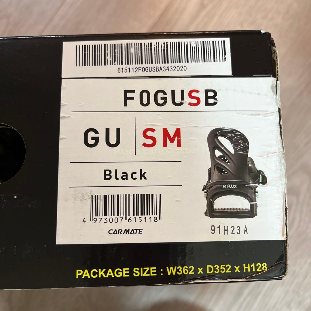 FLUX GU SM ブラック スノーボードビンディング