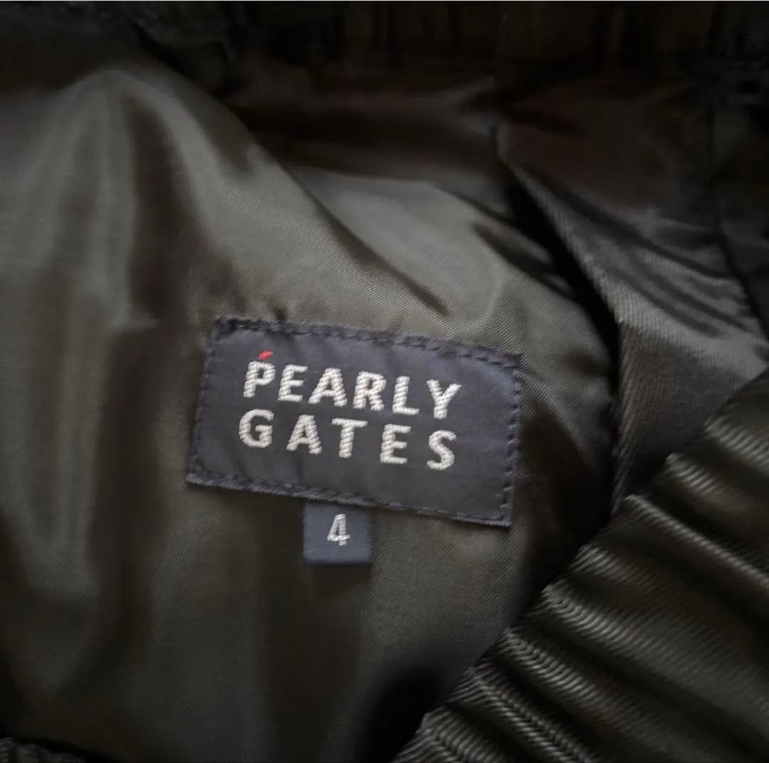 PEARLY GATES ブラック防風パンツ サイズ4