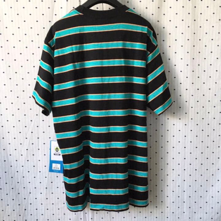 OBEYオベイUS限定オーガニックコットンボーダーTシャツＭ
