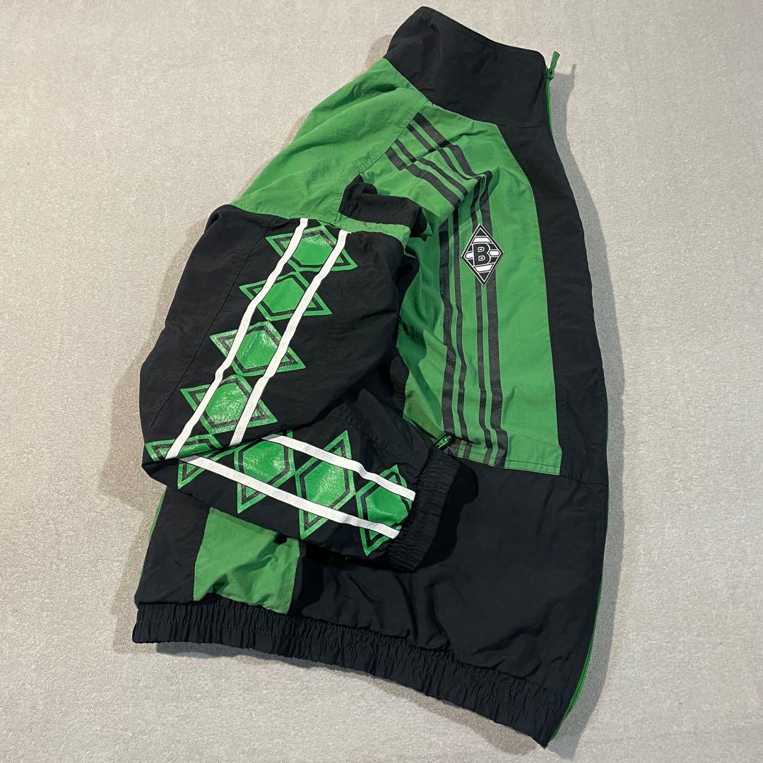 【激レア!90s】Reebokナイロンジャケット L ボルシアMG 緑