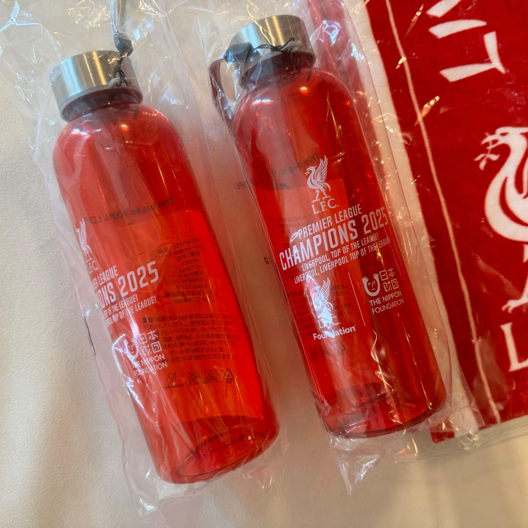 新品未使用✨リバプールFC プレシーズン タオル 限定ボトル セット