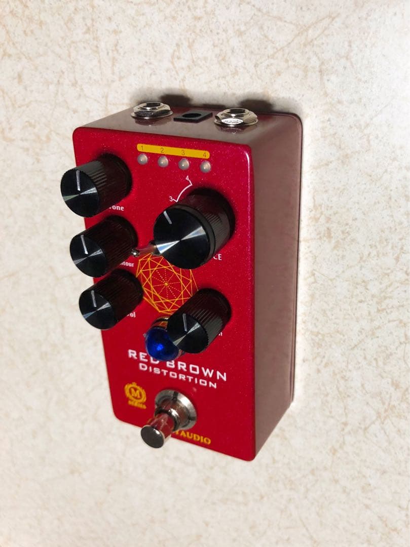 ギター MOSKY AUDIO RED BROWN DISTORTION