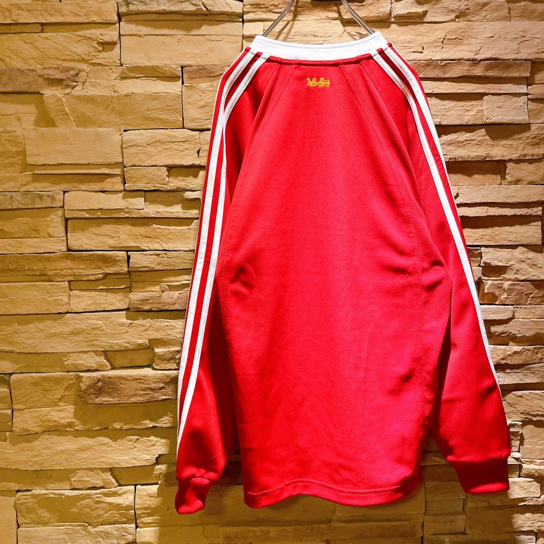 【激レア】y2k/adidas×ニュージーランド/ラグビー/長袖ゲームシャツ/M