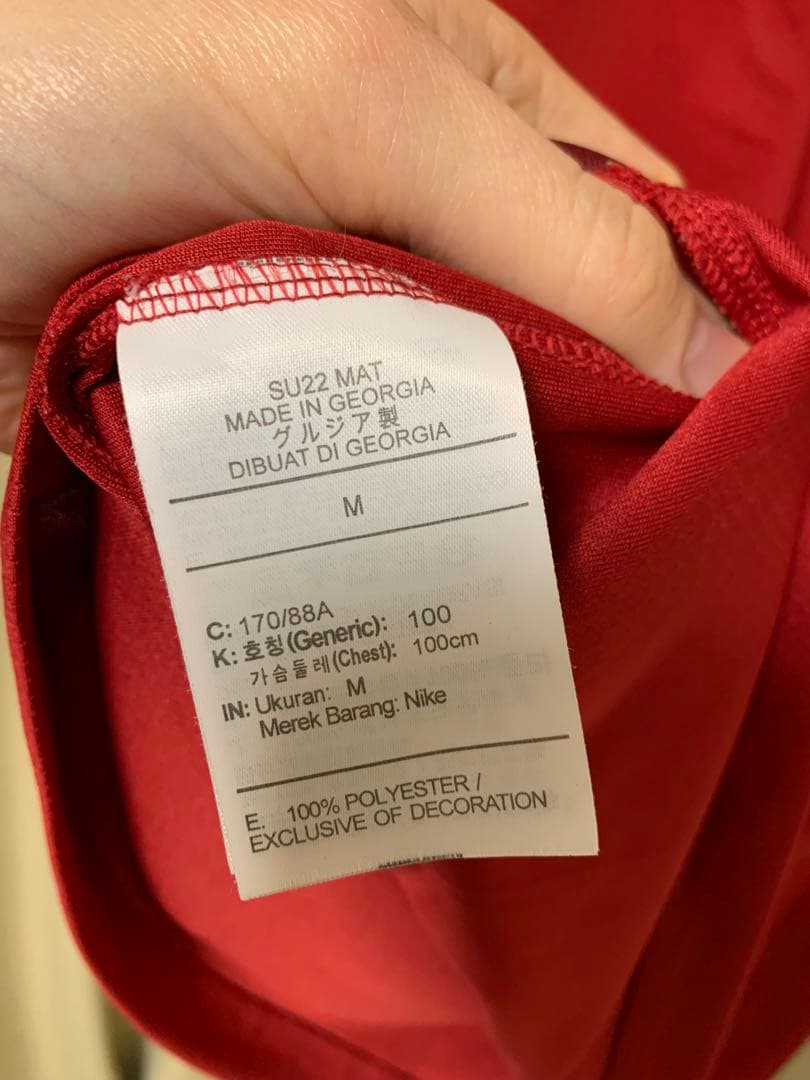 Liverpool リバプールFC Nike レッドシャツ