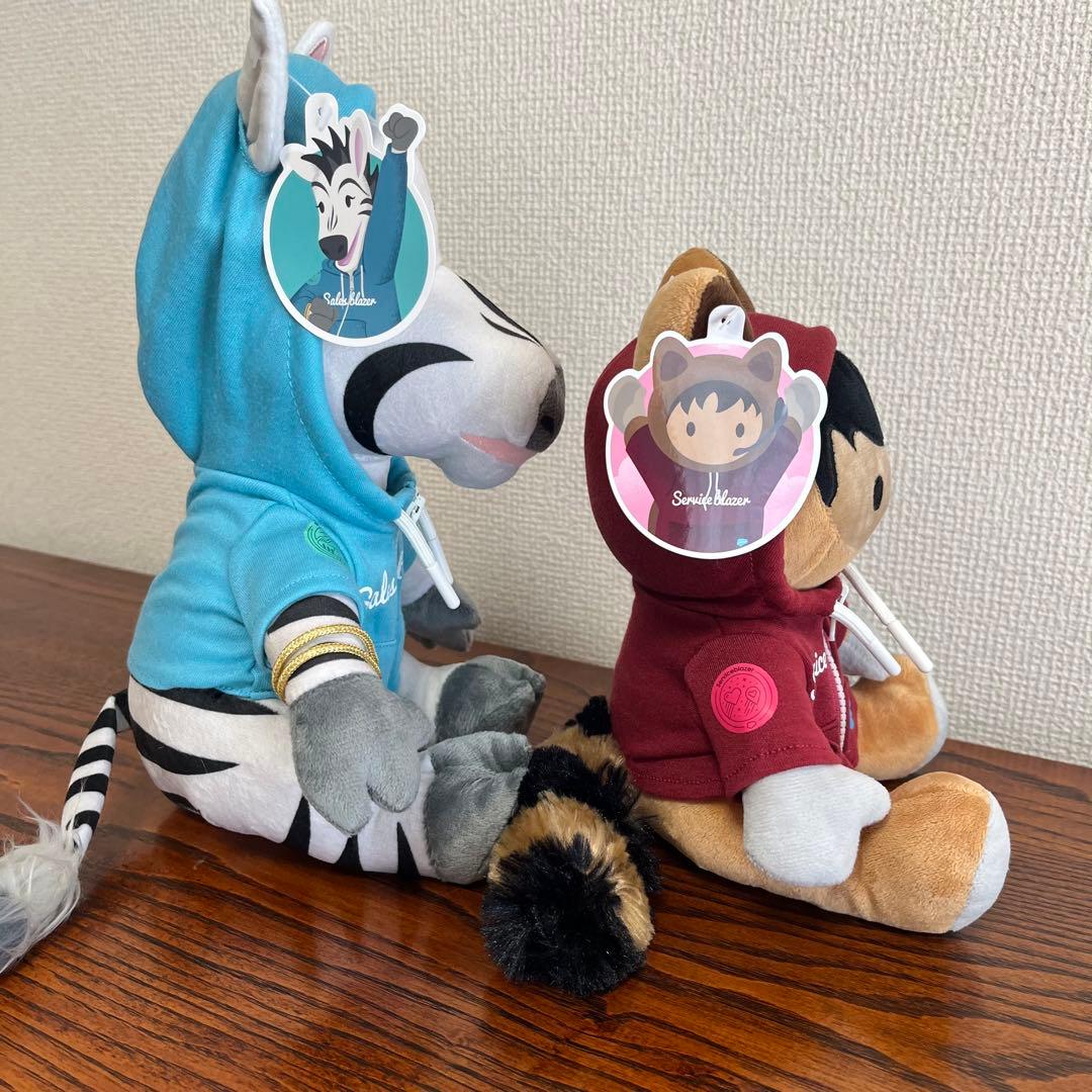 Salesforce 2点 ぬいぐるみ セールスフォース Astro Zig