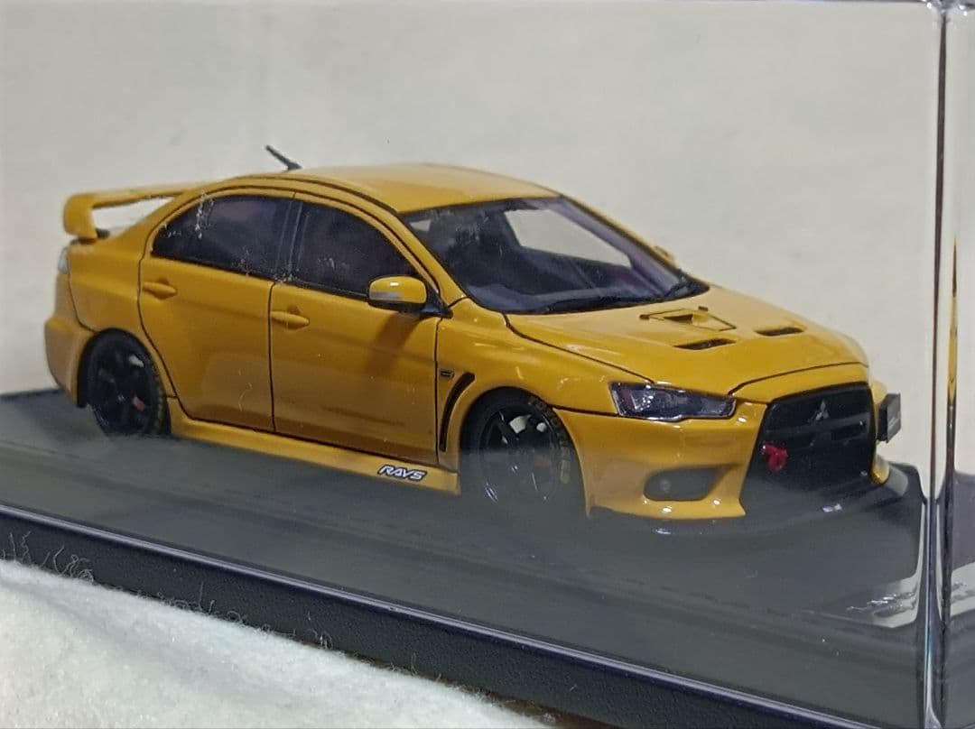 イグニッションモデル 1/43 Lancer Evolution X イエロー
