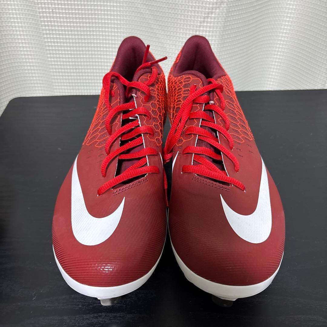 Nike レッド スパイクシューズ　25.5cm 準新品　箱無し