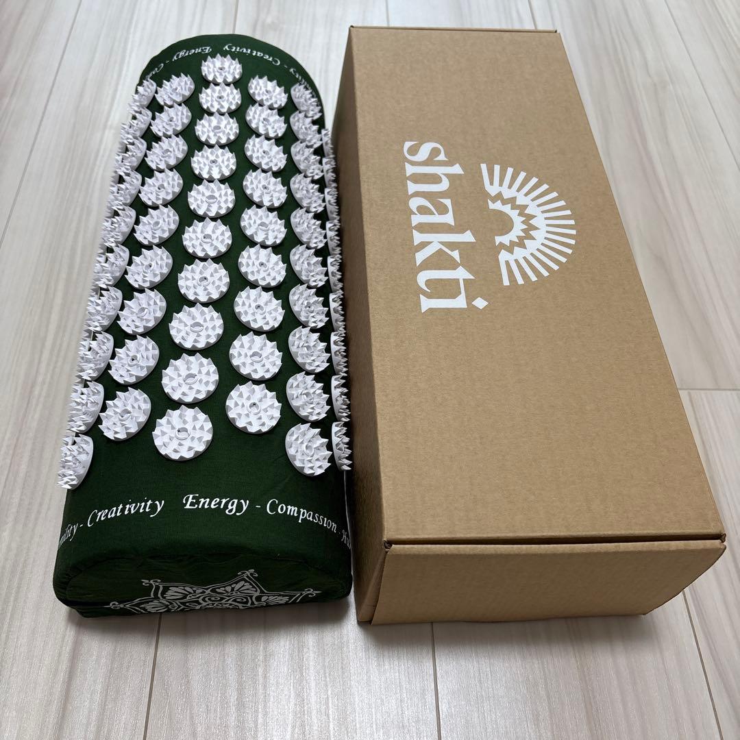 【正規品・美品】Shakti Pillow シャクティピロー グリーン