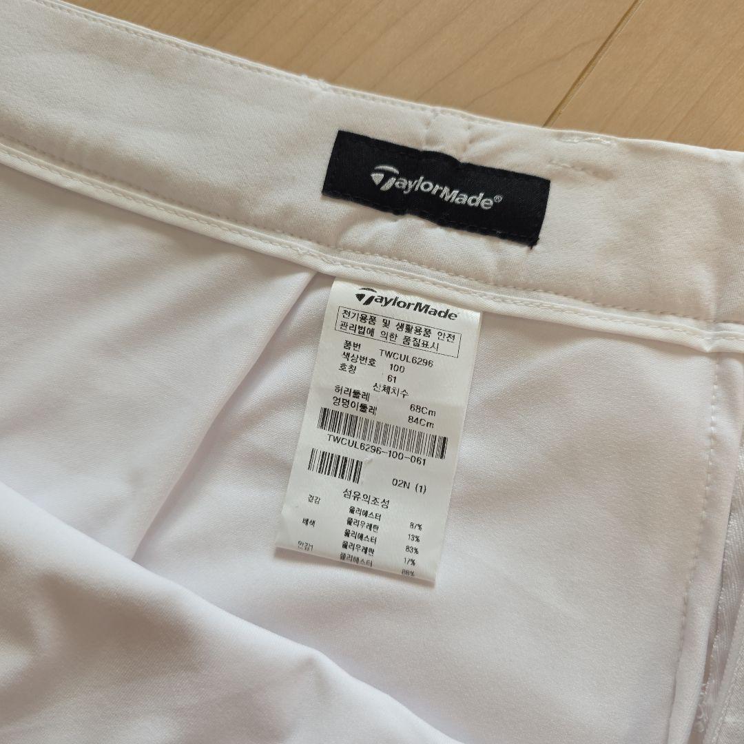 TaylorMade レディース ゴルフスカート ホワイト