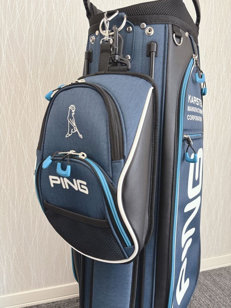 美品❗️PING/KARSTEN 9型 キャディバッグ 大変希少なモデル