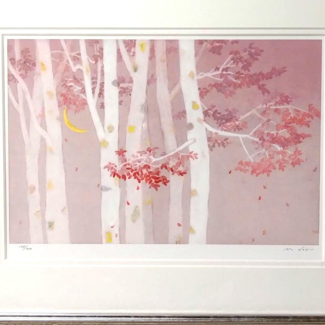 野地美樹子　「散華」105/200　アーカイバルプリント　＋手彩色