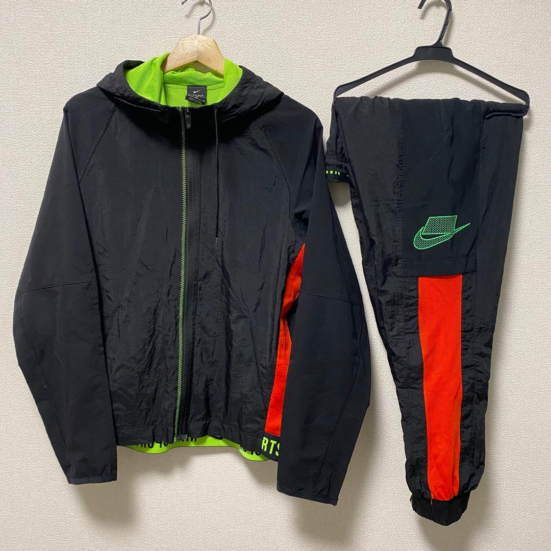 【美品】NIKE フレックスフルジップジャケット　セットアップ　ブラック黒メンズ