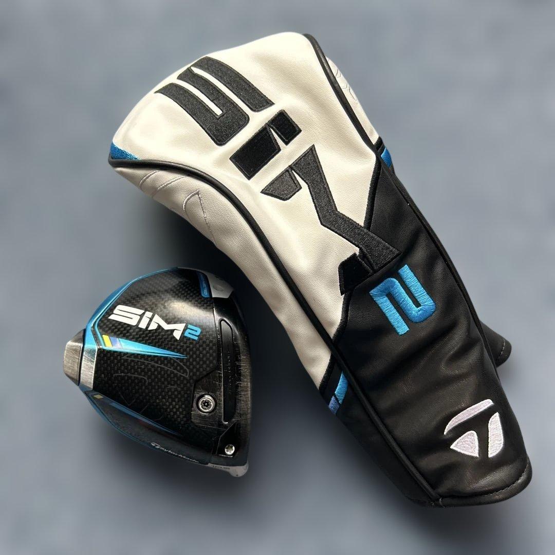 《テーラーメイド》TaylorMade SIM2 ドライバーヘッド+ヘッドカバー