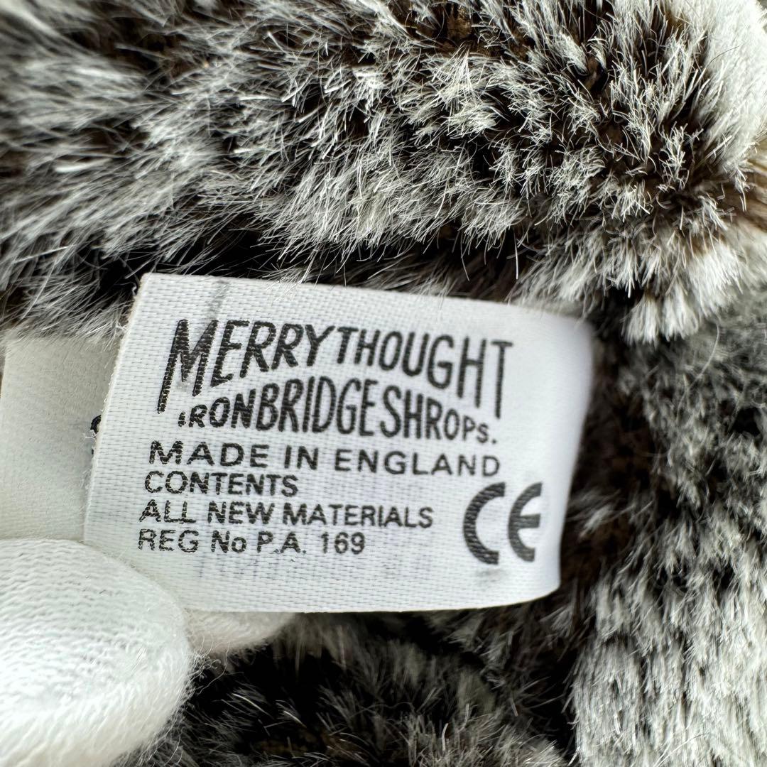 限定品！MERRY THOUGHT メリーソート テディベア　グリーン　シリアル
